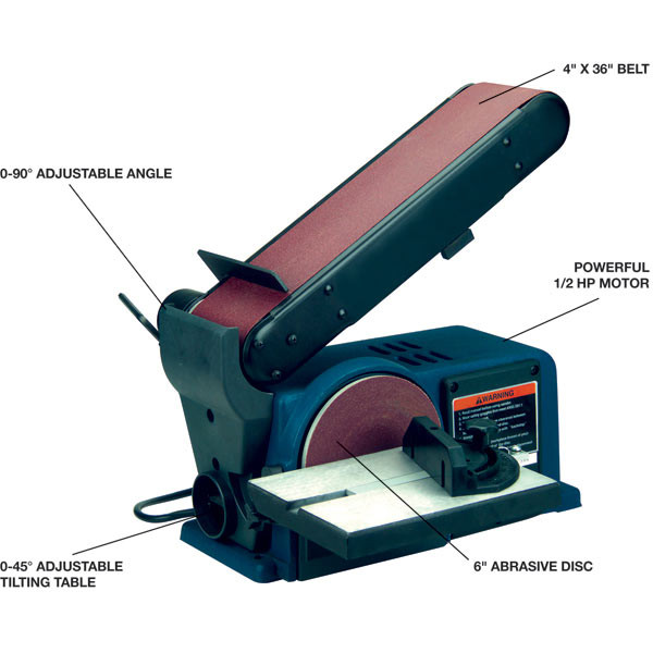 87-115-646      4" x 36" BELT / 6" DISCSANDER - TTC