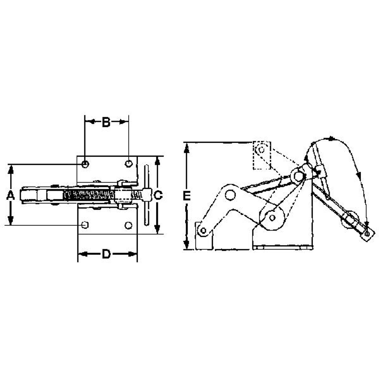 61-150-100      3" QUICK ACTING FIXTURECLAMP - KANT TWIST