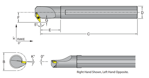 DORIAN TOOL EDP # 55826            S16T-SVXCR-2