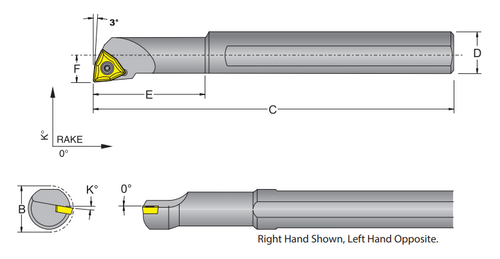 DORIAN TOOL EDP # 55924            S08M-SWUCR-3