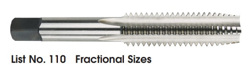 MORSE CUTTING TOOLS EDP: 82436     DESCRIPTION: 110 5/8-18 TAP SET H3 4FL BRT