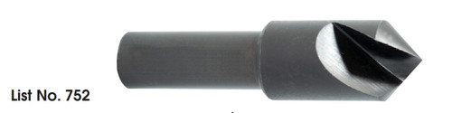MORSE CUTTING TOOLS EDP: 85776     DESCRIPTION: 752 1/4" 90' 1FL CTSK HSS BLK