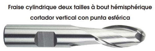 MORSE CUTTING TOOLS EDP: 43116     DESCRIPTION: 1887 7/16 X 1/2 2FL SE BALL HSS BRT