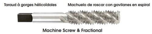 MORSE CUTTING TOOLS EDP: 33309     DESCRIPTION: 2059 5/16-24 52'HLX PLUG H3 3FL BRT