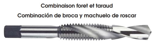 MORSE CUTTING TOOLS EDP: 38604     DESCRIPTION: 2080 6-32 H3 TAP/DRL COMBO