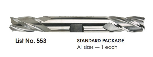 MORSE CUTTING TOOLS EDP: 44259     DESCRIPTION: 4553 7/8 X 7/8 4FL DE C/C HSS BRT