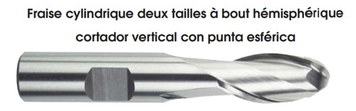 MORSE CUTTING TOOLS EDP: 44403     DESCRIPTION: 4583 1/4 X 3/8 2FL SE BALL COB BRT