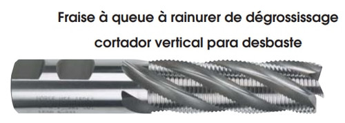 MORSE CUTTING TOOLS EDP: 45073     DESCRIPTION: 4614G 1" X 1" 5FL RUFF C/C MED