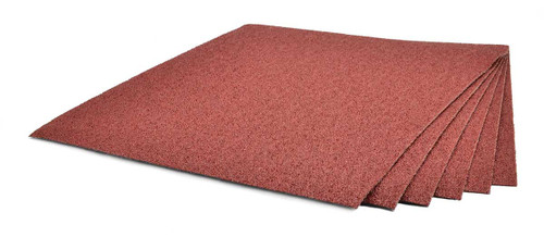 SHUR-KUT 9" x 11" Aluminum Oxide Resin Cloth Sheet, 120 Grit PACKAGE OF 50