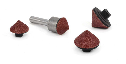 SHUR-KUT 5/8" x 90° Aluminum Oxide Chamfering Cone, 120 Grit PACKAGE OF 100