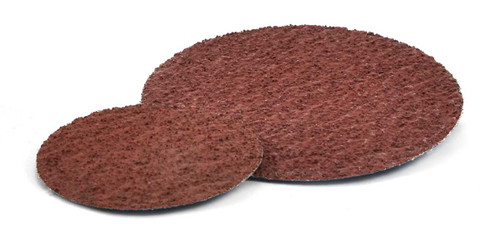 SHUR-KUT 3" Type S Aluminum Oxide Grinding Aid Quick Change Disc, 80 Grit PACKAGE OF 50