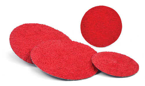SHUR-KUT 1-1/2" Type R Ceramic Grinding Aid Quick Change Disc, 36 Grit PACKAGE OF 100