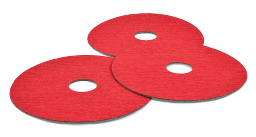 SHUR-KUT 7" x 7/8" Ceramic Grinding Aid Resin Fiber Disc, 80 Grit PACKAGE OF 25