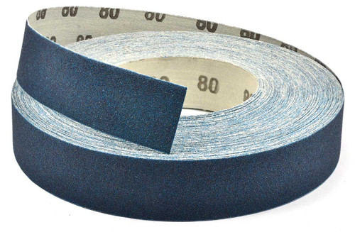 SHUR-KUT 1" x 50 Yd. Aluminum Oxide Blue Shop Roll, 120 Grit PACKAGE OF 1