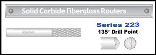 UT22305 |   3/8 FIBERGLASS RTR DRILL PT   Uncoated