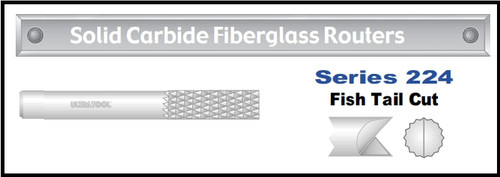 UT22405 |   3/8 FIBERGLASS RTR FISH TAIL   Uncoated