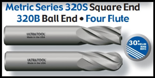 UT32034TA |   9/16x1-1/4x3-1/2 4F SQEM TiAlN   TiAlN Coated