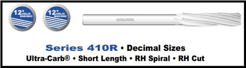 UT41107AT |   .0965-.1124 RHS REAMER AT   AlTiN Coated