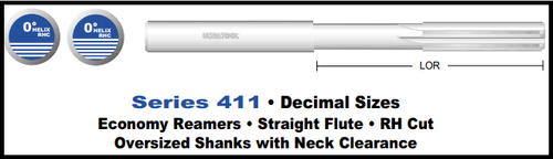 UT41302TN |   411 Semi (.0625"/.0775") TN   TiN Coated