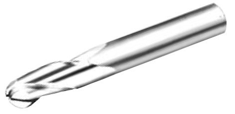 MICRO 100 |   BEM-187-04 End Mill - 4 Fl 30° Ball Nose