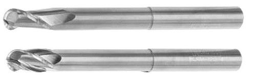 MICRO 100 |   BLRM-050-3X End Mill (Metric) - 3 Fl 30° Long Reach Ball Nose Coated