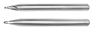 MICRO 100 |   BMSM-012-2 End Mill (Metric) - 2 Fl 30° Miniature Stub Length Ball Nose