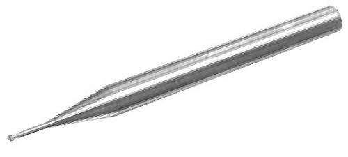 MICRO 100 |   MMBM-012-7 End Mill (Metric) - 2 Fl 30° Mold Making Ball