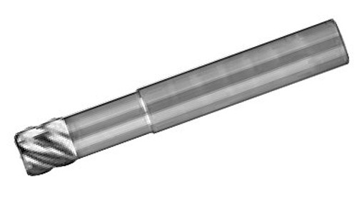 MICRO 100 |   RNRM-1005-6 End Mill (Metric) - 6 Fl 45° Mold Making Corner Radius