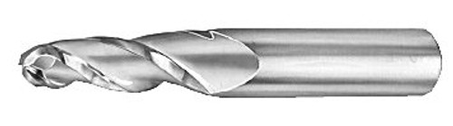 MICRO 100 |   TEBM-100-0.5 End Mill (Metric) - 3 Fl 30° Universal Taper Ball Nose