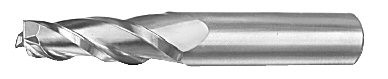MICRO 100 |   TEMM-120-4 End Mill (Metric) - 3 Fl 30° Universal Tapered