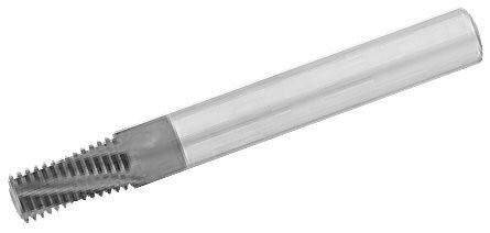 MICRO 100 |   TM-18NPTFX Thread Mill - Helical Flute NPTF Coated