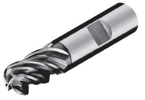 MICRO 100 |   VHB-312-4X End Mill - 4 Flt Ball Variable Helix Coated
