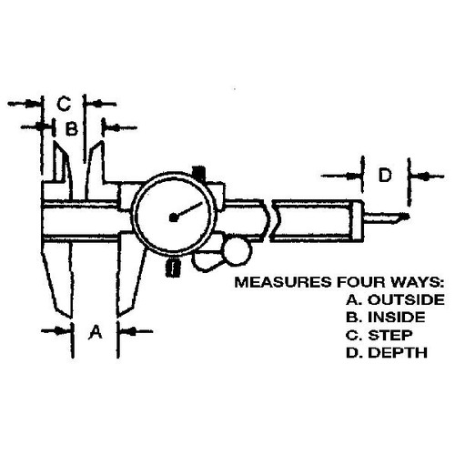 57-015-006      0-6" DIRCT READ PRECSNDIAL CALPR - TTC