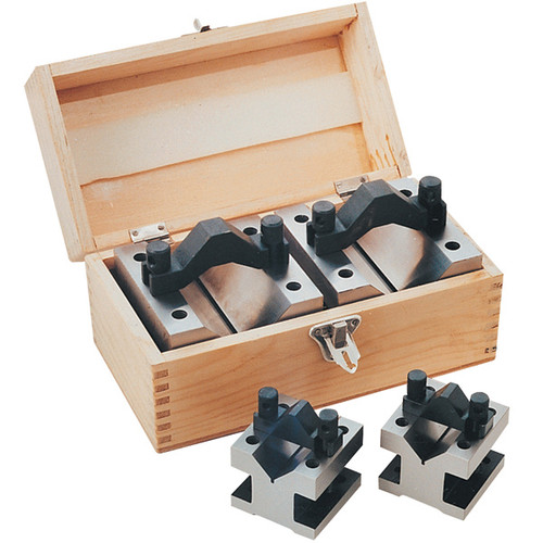 57-109-013      4-1/8"x 4-1/8"x 3-1/16"V-BLOCK & CLAMP SET -TTC