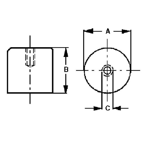 57-070-832      MMP6241 7/8X 3/4POT MAGNET TTC