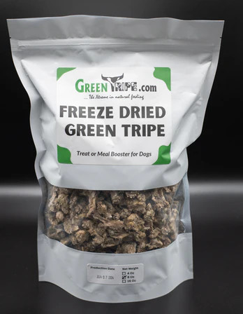 GT Freeze Dried Green Tripe 4oz Bag SFRAW