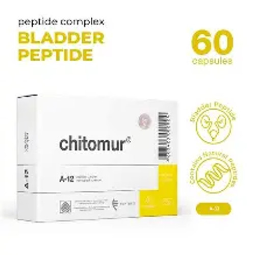 Chitomur A-12 Bladder Peptide Bioregulator - 60 Capsules