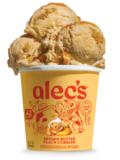 ALEC'S Brown Butter Peach Cobbler
