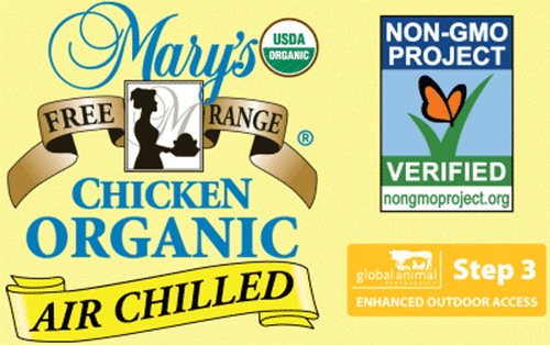 Mary's Organic Chicken Heart Retail NFS