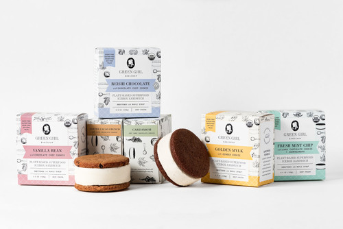 Green Girl Pumpkin Pie Sandwich 4 pk