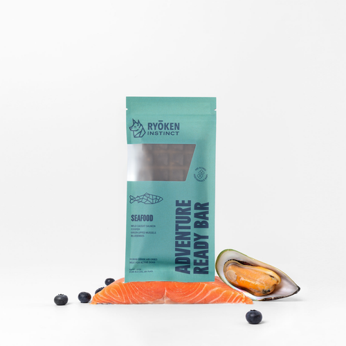 Seafood Treat & Snack Bar for Active Dogs - Energy & Recovery