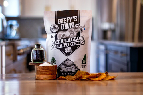 Beef Tallow Potato Chips - Salt & Pepper