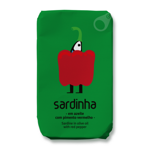 Sardinha Sardine in Olive Oil with Organic Red Pepper