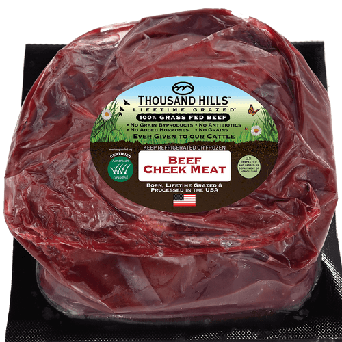 Thousand Hills Grassfed Beef Cheek 24oz