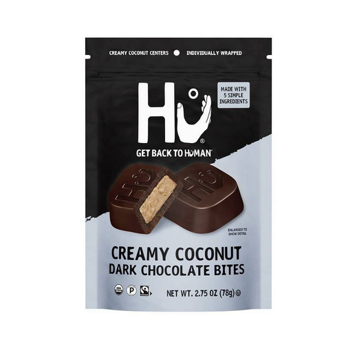HU Creamy Coconut Dark Chocolate Bites
