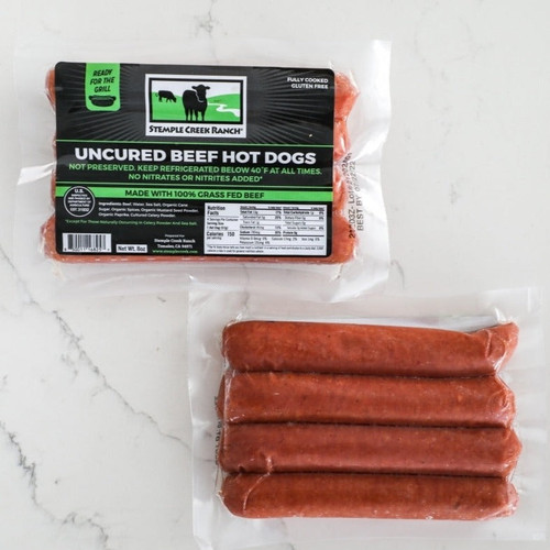 SCR Beef Hot Dogs 8oz pack