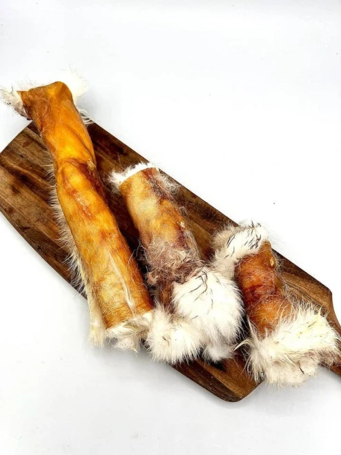 What The Raw - Dehydrated Rabbit Rolls, Medium