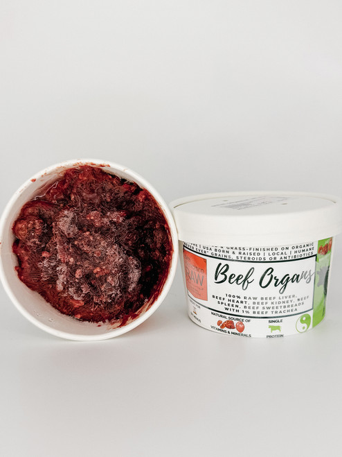 SFRAW Ground Beef Organs 8 oz