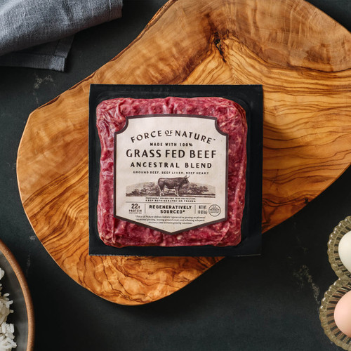 Force of Nature Ground Beef Ancestral Blend with Organs Force of Nature Ground Beef Ancestral Blend with Organs