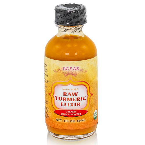 Pure Turmeric Elixir Raw Organic 2 oz.